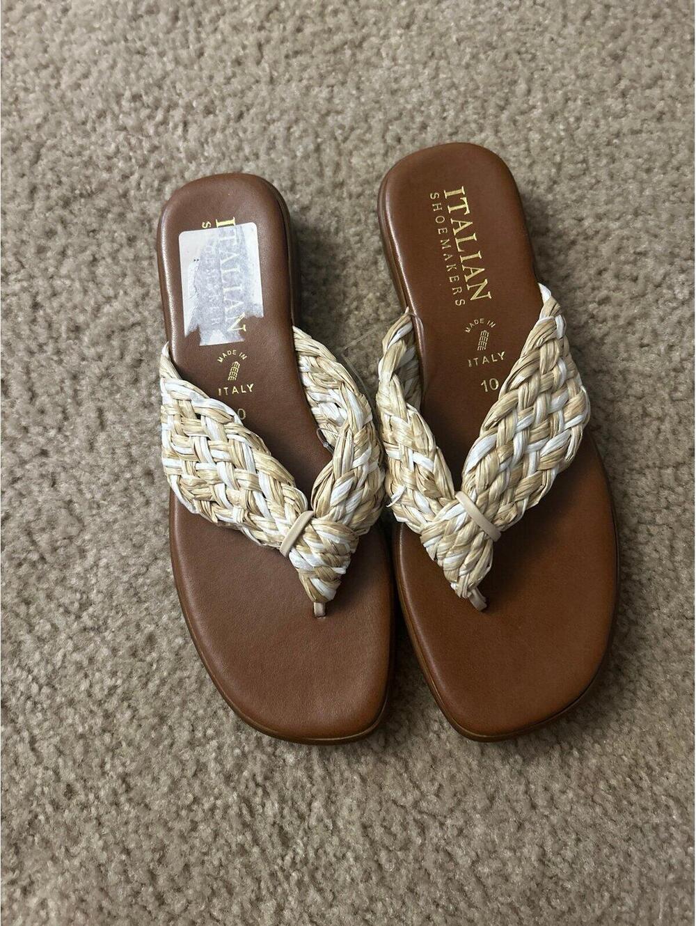 C344 Italian shoe maker size 10 sandals